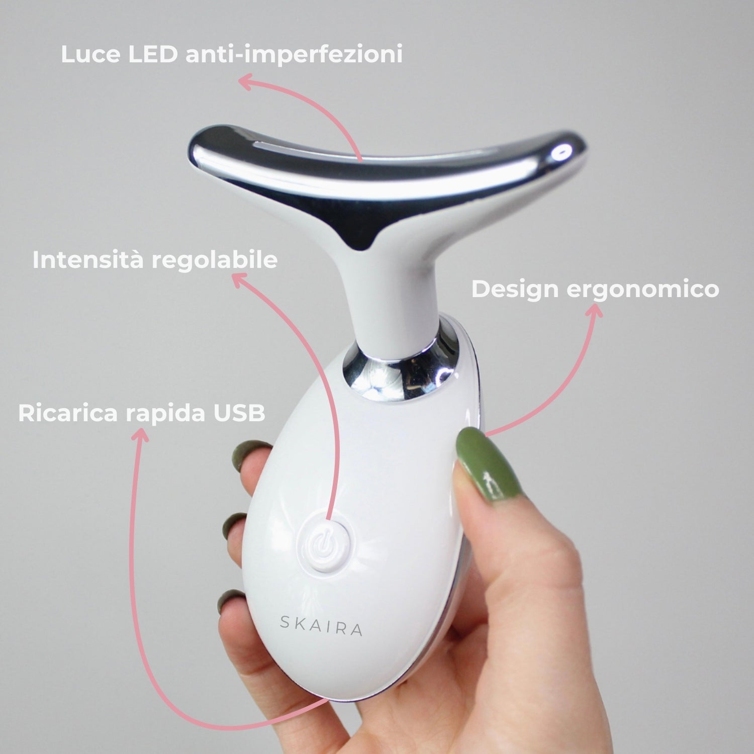 Skaira© | Massaggiatore viso con RED THERAPY